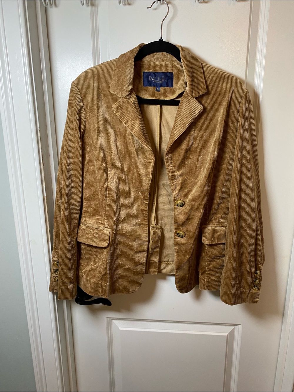RACHEL Rachel Roy Corduroy Blazer in Tan
